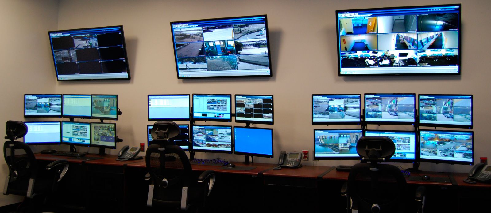 Sala de monitoreo de cámaras